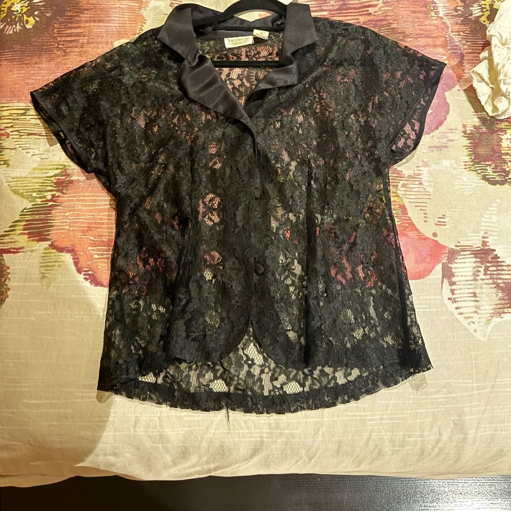 Vintage Victoria secret lace top